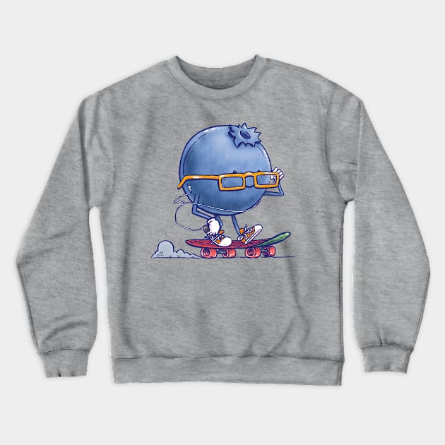 The Blueberry Skater Crewneck Sweatshirt by nickv47